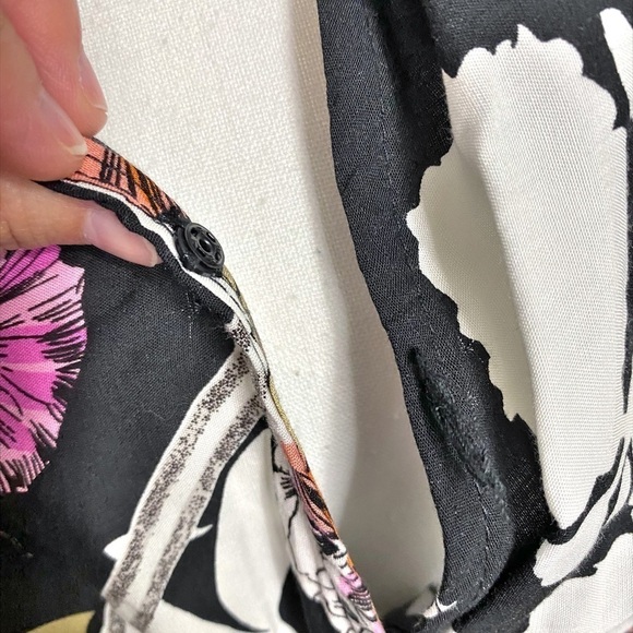 JAASE Wide Leg Floral Jumpsuit with Tassel Tie Waist - Picture 4 of 16